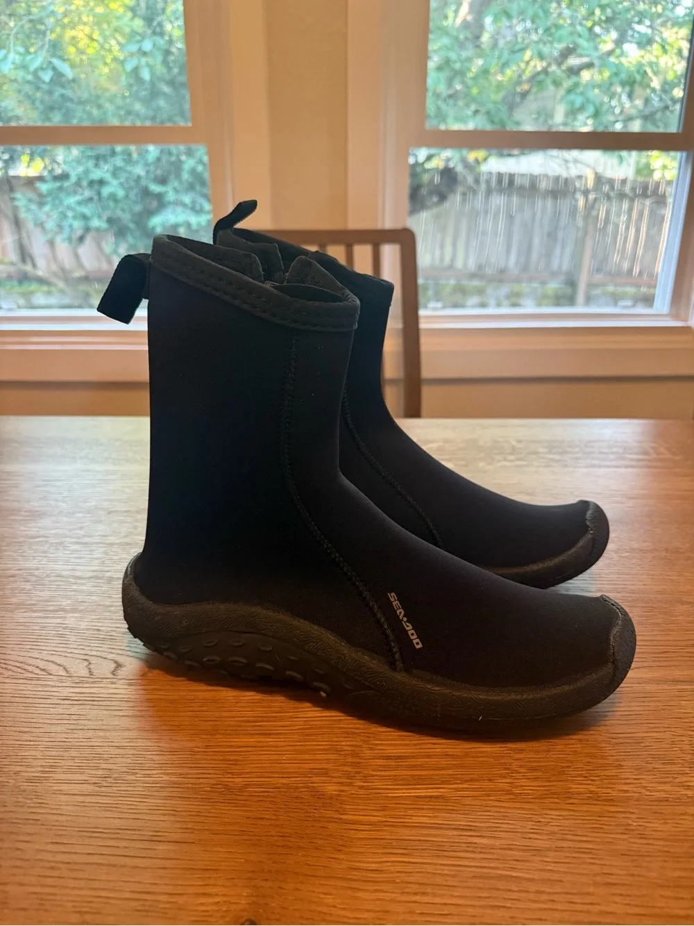 NWT Sea-Doo Neoprene Black Boots Watersports Size Men's 12